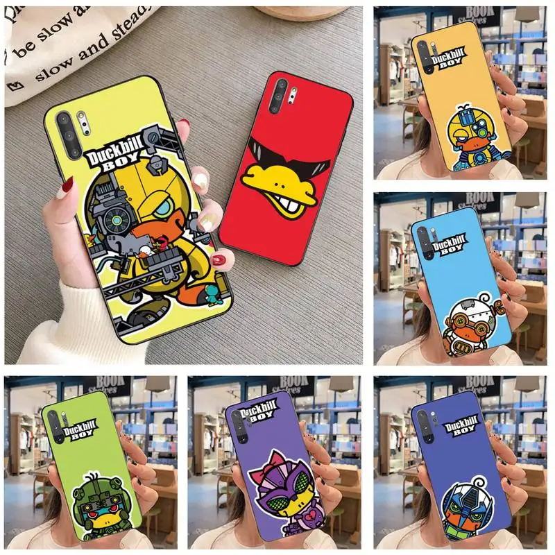 Чехол для телефона с мультяшным изображением утконоса Samsung Galaxy Note20 ultra 7 8 9 10 Plus lite