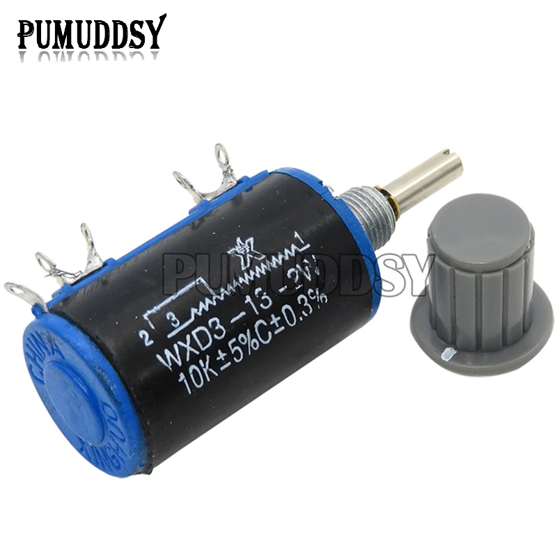 (1 шт. WXD3-13 2 Вт потенциометр + 1 серая ручка) 100 200 220 1K K 3 4 7 5 6 10K 22K 33K 47K 8 Ом WXD3-13-2W |