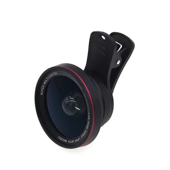 

Cell Phone Camera Lens 2 In 1 Professional HD Camera Lens Kit 0.6X Wide Angle for Smartphones AS99