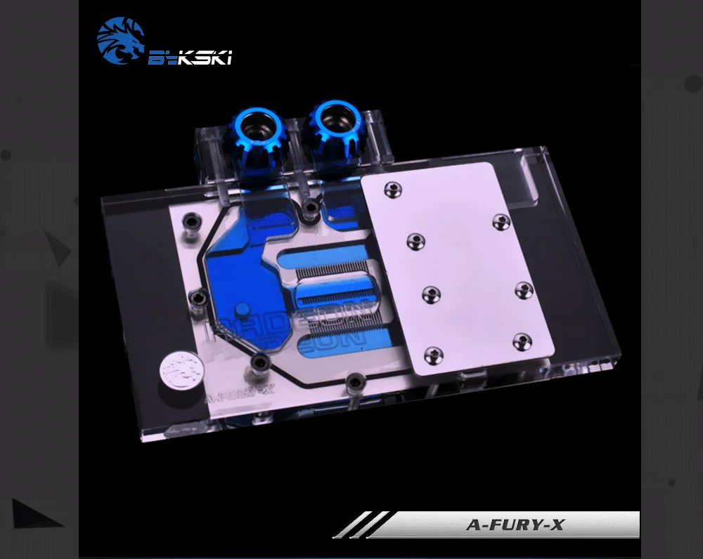 Bykski A-FURY-X, полное покрытие видеокарты водяного охлаждения блок RGB/RBW/Аруа для AMD Radeon FURY