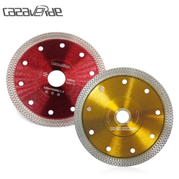 

50pcs/lot DC-SXSB03 5 inch diamond circular saw blade 125mm for cutting porcelain and ceramic tile cutting blade