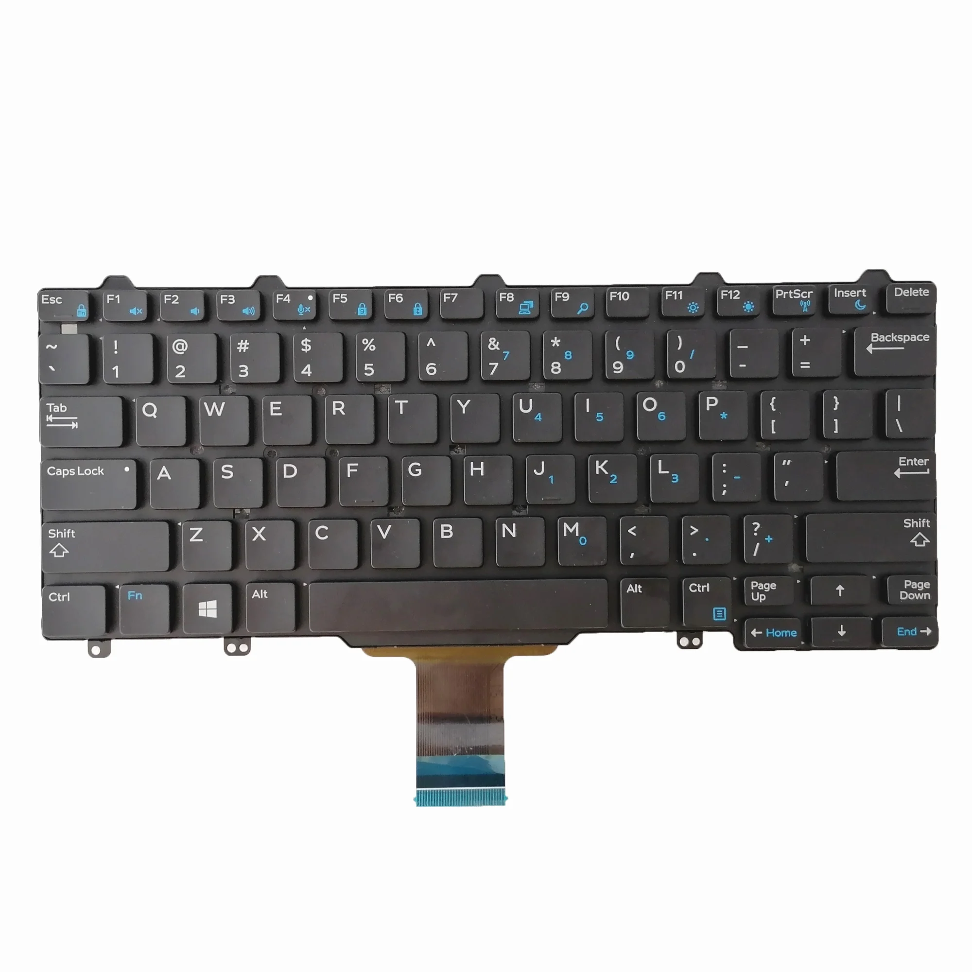 Оригинальная клавиатура для ноутбука США без подсветки Dell Latitude E7250 E5250 3150 3160 P/N:0VW71F