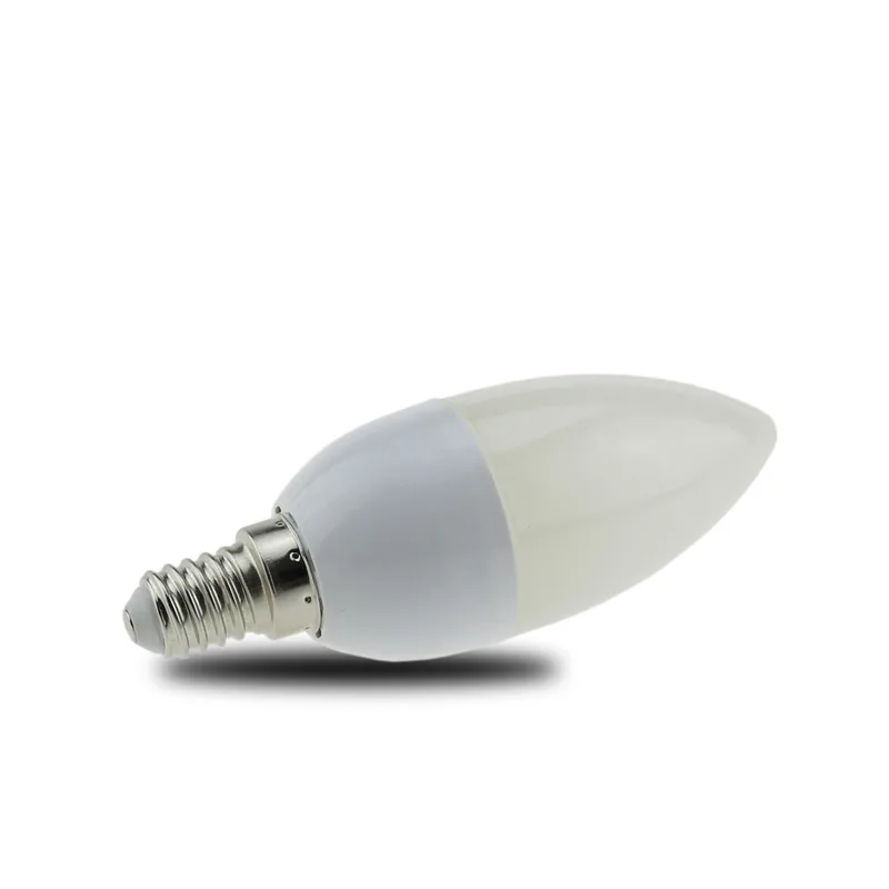 10X Светодиодная лампа в форме свечи E14 5 Вт 7 Вт 9 Вт 220 В, энергосберегающий Точечный светильник, теплый/холодный белый хрустальный светильник, ампула Bombillas, Домашний Светильник