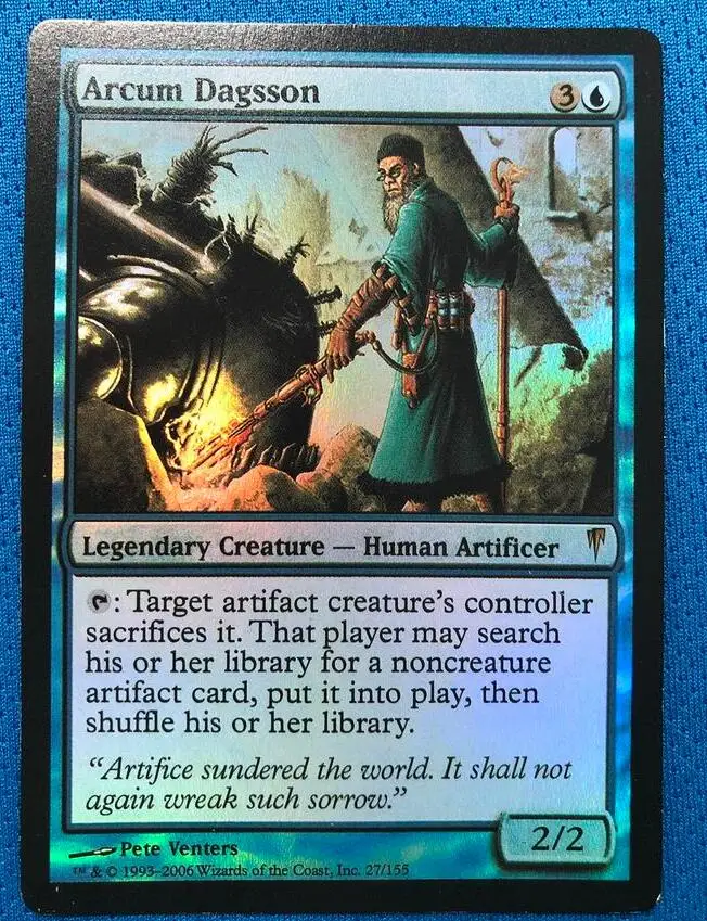 Artum Dagsson Coldsnap foil magician ProxyKing 8,0 VIP прокси-карты для сбора каждой карты mg