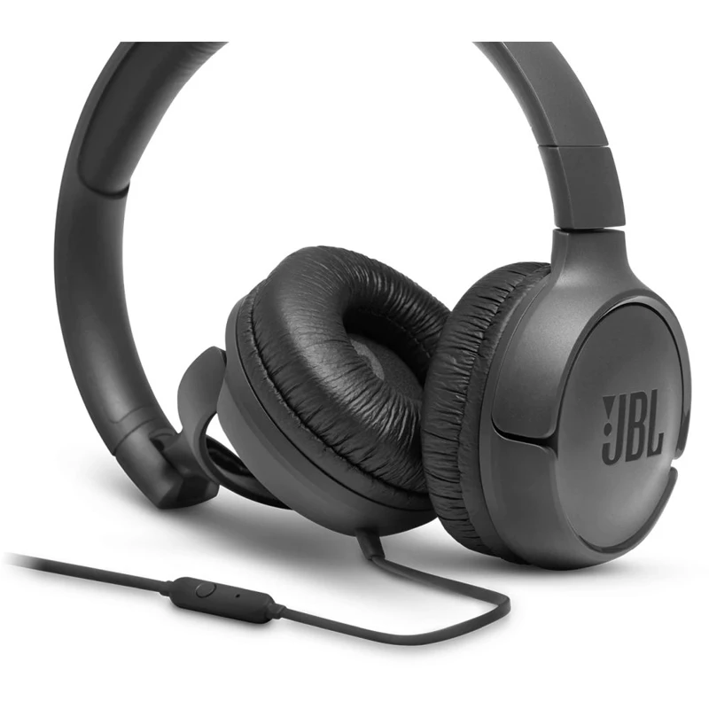 Гарнитура накладные JBL T500 1.187м черный проводные