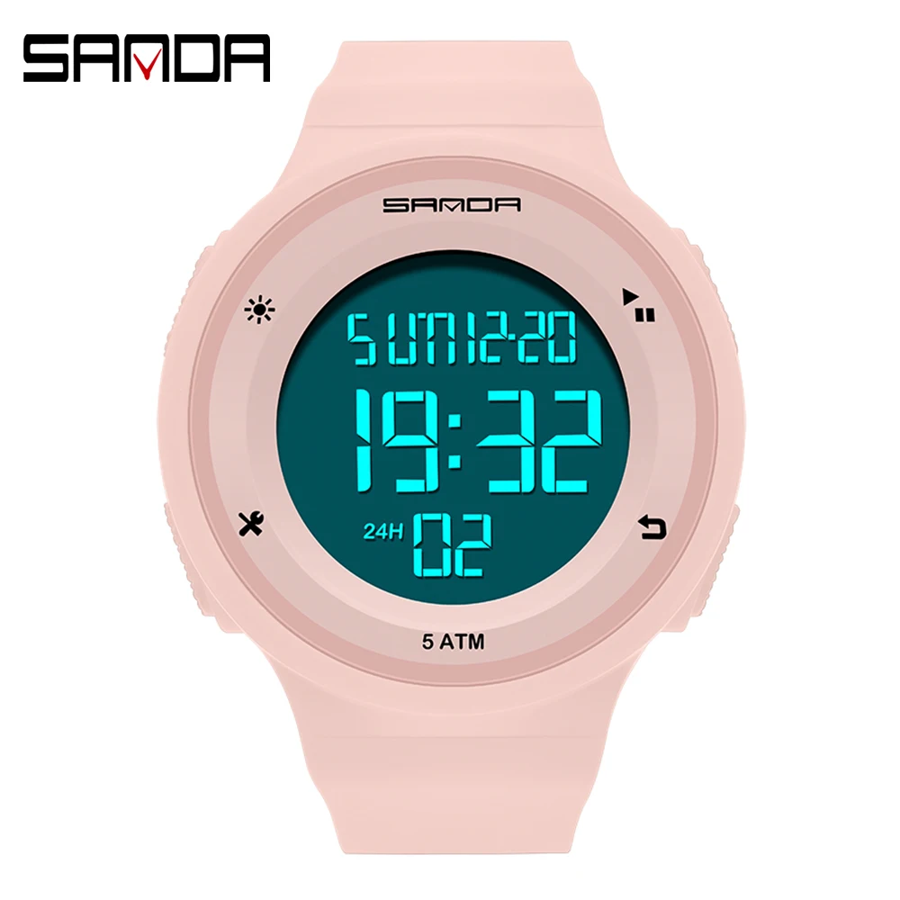 Часы Цифровые для женщин и мужчин светодиодные водонепроницаемые электронные