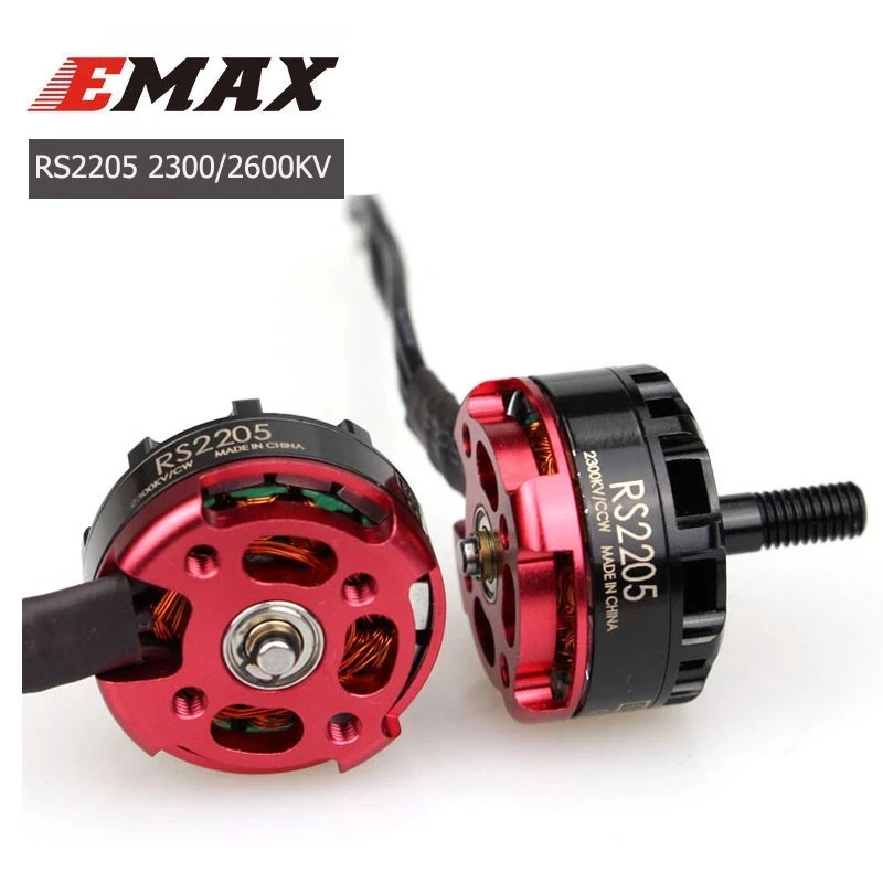 Emax RS2205 2205 2300KV 2600KV 3-4S Brushless Racing Edition Motor CW/CCW for RC FPV Freestyle 5Inch Drones | Игрушки и хобби