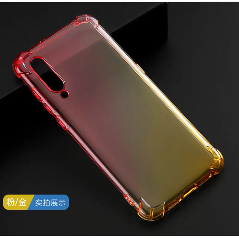 20 шт. градиентный силиконовый чехол для ксаоми ксиоми ксяоми сяоми Xiaomi mi 9t Pro/mi A3/mi 8 Lite/Redmi K20 чехол s Мягкий ТПУ противоударный чехол Чехлы tok husa kryt
