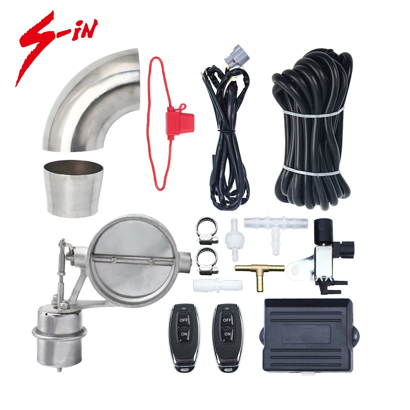 

Exhaust Vacuum Valve Cutout Valve 89mm Exhaust Valve Kit Normal Close Open Universal kit
