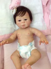 Kit de poupées Reborndoll de 19 pouces, jouets pour enfants, réaliste, toucher réel, pièces de poupée non pêchées, bricolage, couleur fraîche, bébé Reborn