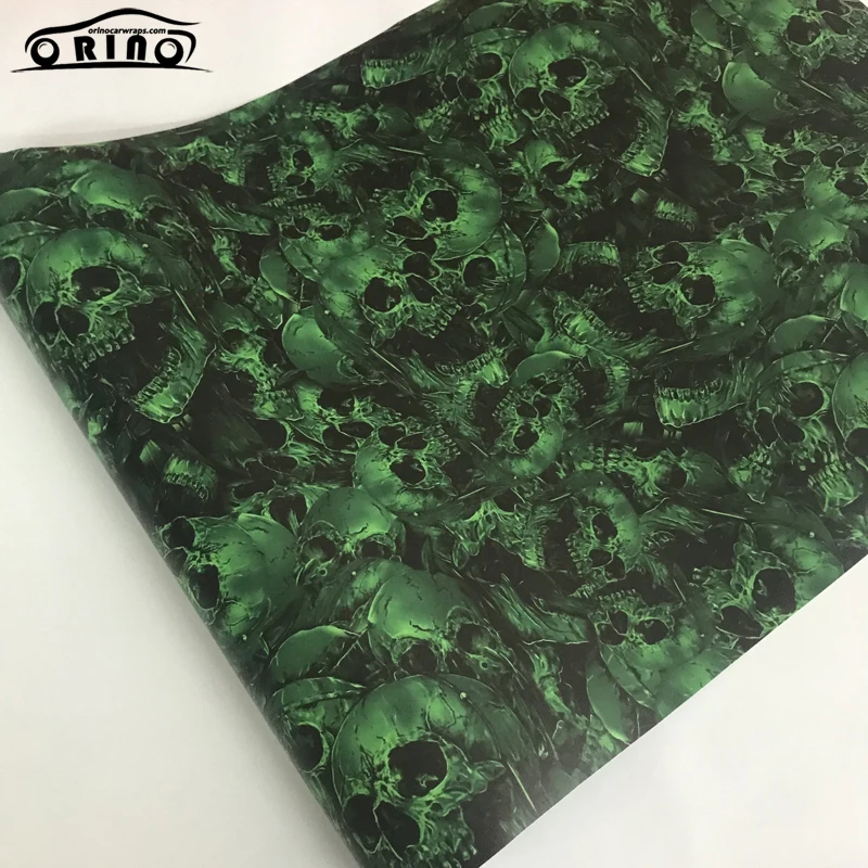 Skull Car Sticker Wrap Vinyl-4