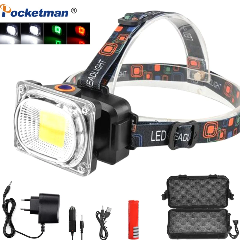 

90000LM COB LED Headlamp Ultra Bright USB charging Outdoor camping Fishing headlight Portable Searchlight lantern flashlight
