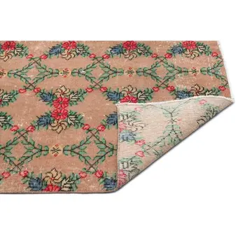 

Handmade Natural Vintage Turkish Area Rug 150x266 Cm-4'11''X8'9''