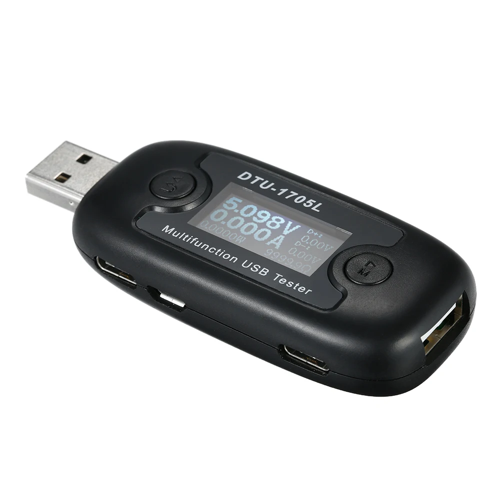 USB тестер напряжения тока измеритель мощности Многофункциональный Вольтметр Амперметр с быстрой зарядкой триггера для телефона компьютера power bank