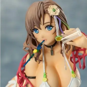 

15cm Orchid Seed Figure Anime Girl Super Sexy Beauty Kneeling Adult Figurines 1/7 Scale Pvc Girls Collectible Model Toys