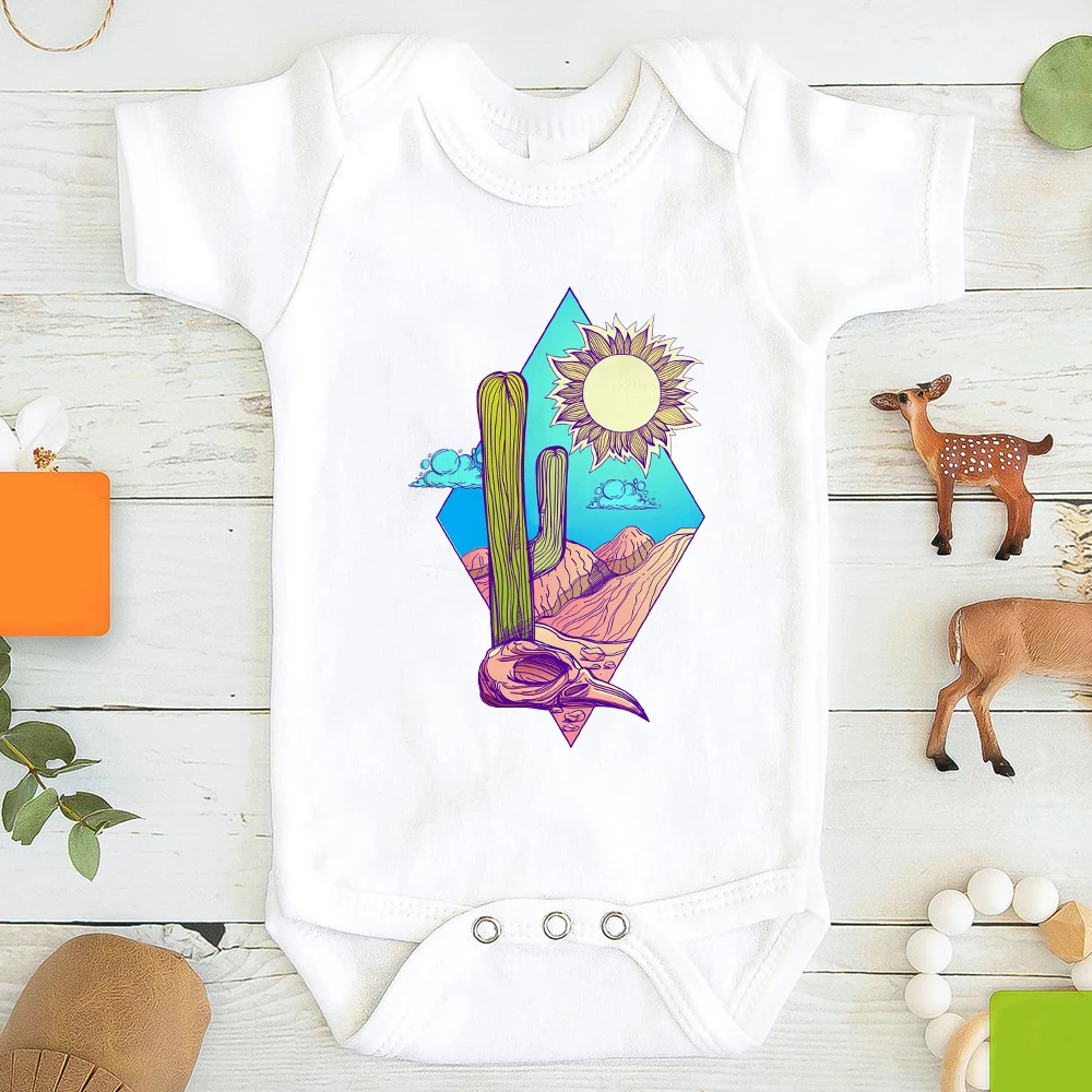 Aesthetic New Style One Pieces Baby Girl Boy Romper Cute Dog Cactus Fun Printing Pretty Toddler Jumpsuits Ropa Bebe Newborn Buy At The Price Of 3 59 In Aliexpress Com Imall Com