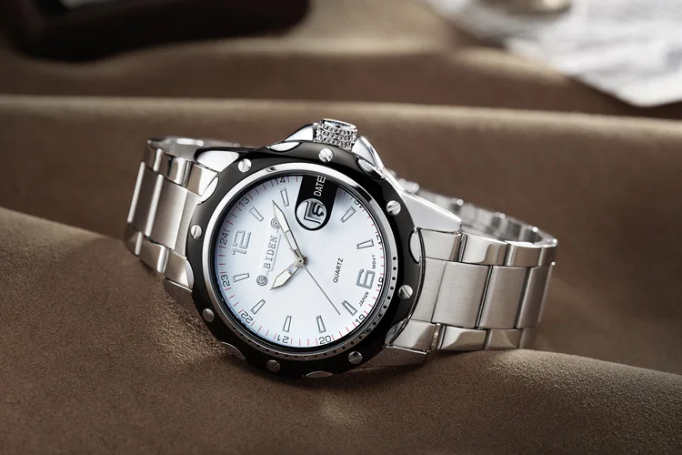 Relojes Hombre, модные мужские часы, Топ бренд, роскошные мужские кварцевые наручные часы, мужские стальные спортивные водонепроницаемые часы с датой