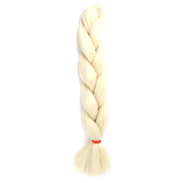 Natifah Jumbo Braiding Hair For Afro Curls Jumbo Box Braids Hair Kanekalon For Hair Afro Extensions Braids Synthetic Fake Hair 613