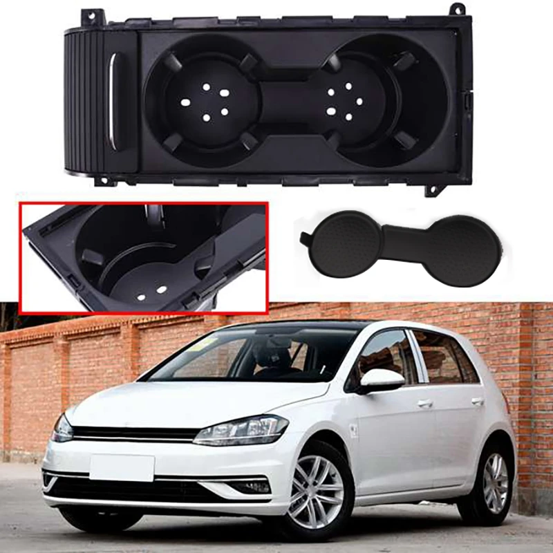 Car Center Console Water Cup Holder Storage Box with Sliding Lid for Golf 7 MK7 2013 2014 2015 2016 2017 5GG 862 531 | Автомобили и