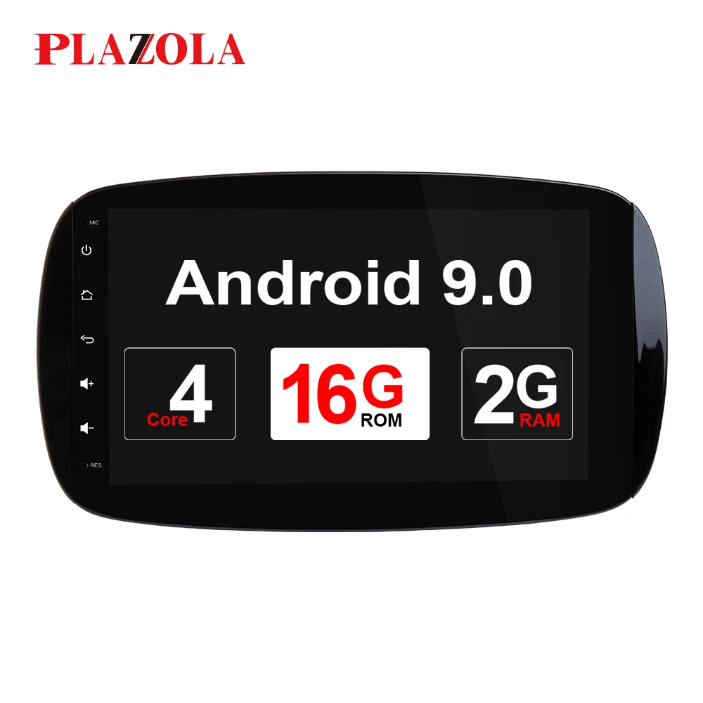 Autoradio 1 din Android 9.0 Car Stereo Multimedia Player For Mercedes/Benz Smart Fortwo 2015 2016 2017 GPS Navi Head Unit DSP | Автомобили