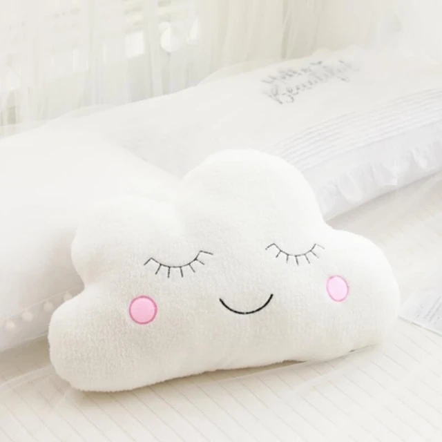 New Stuffed Cloud Moon Star Raindrop Plush Pillow Soft Cushion