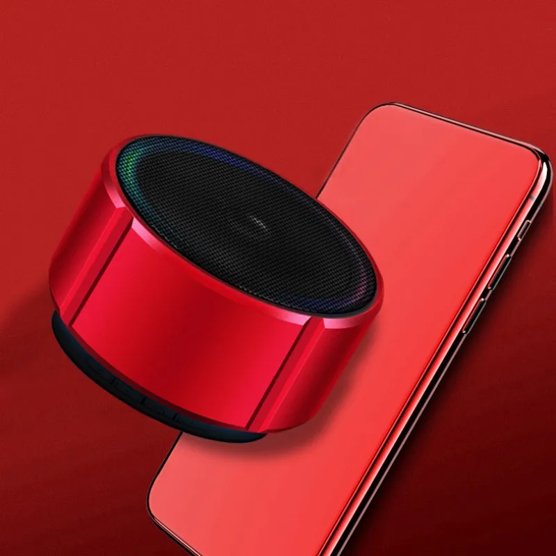 Портативный мини беспроводной Bluetooth динамик Aux вход Поддержка TF карта беспроводной громкий динамик с микрофоном