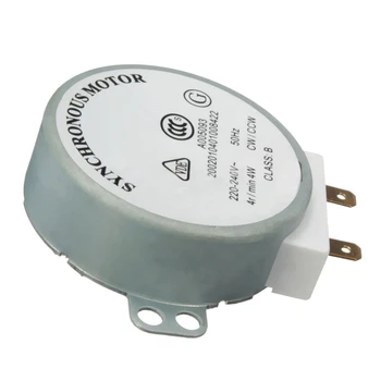 

AC 220V-240V 4RPM 4W Synchronous Motor for TYJ50-8A7 Microwave Oven Swivel Tray