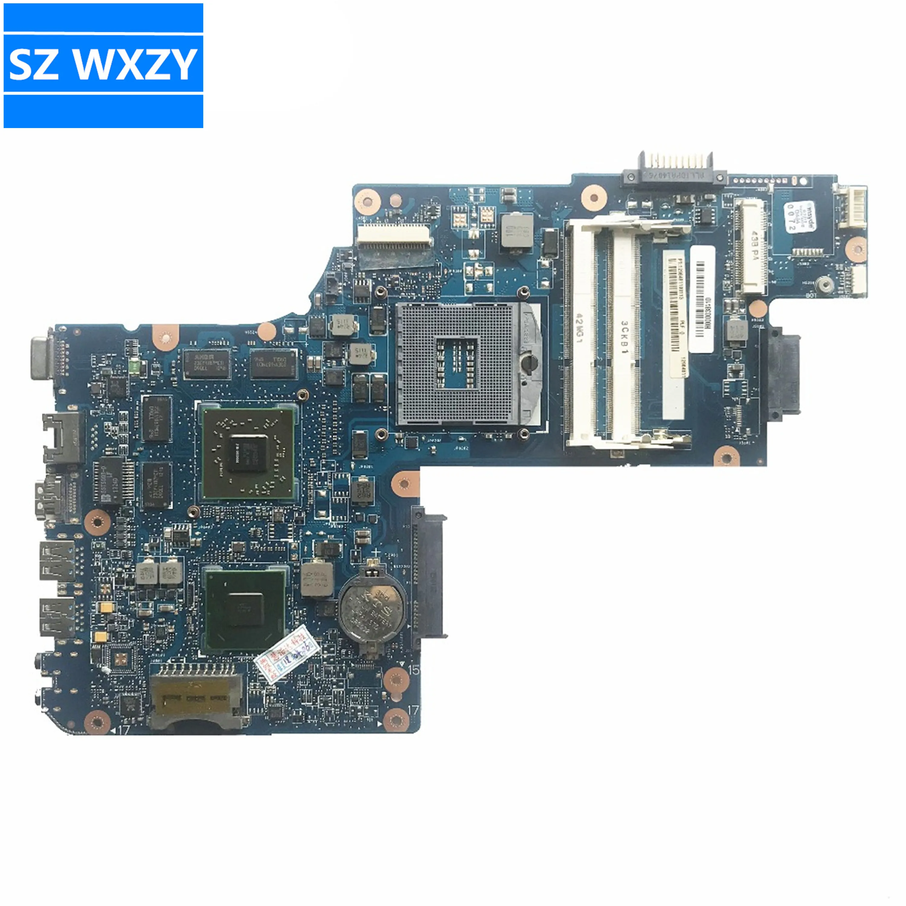 Высококачественная материнская плата для ноутбука Toshiba C850 L850 H000038410 PGA989 HM76 HD 7610M GPU