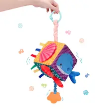 Детская Мобильная игрушка для малышей плюшевый блок клатч волшебный