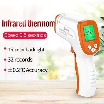 

Handheld Infrared Thermometer Temperature Meter Non-contact Forehead Measuring for Adult Baby can CSV