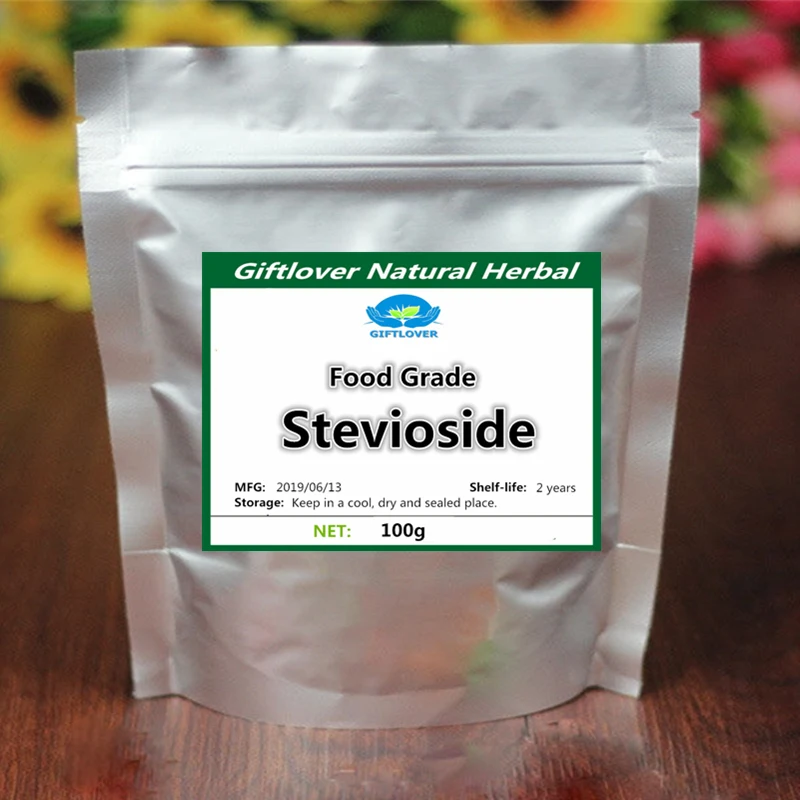 

Natural Sweeteners,Pure 100% Steviosides Powder,Stevia Leaf Extract,Steviol Glycosides,Healthy 0 Caloris Supplement for Diabetic