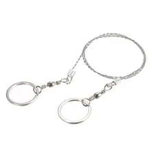 Наружное аварийное оборудование, набор инструментов для выживания, Проволочная пила из нержавеющей стали, ручные карманные Проводные пилы для кемпинга, походов, охоты