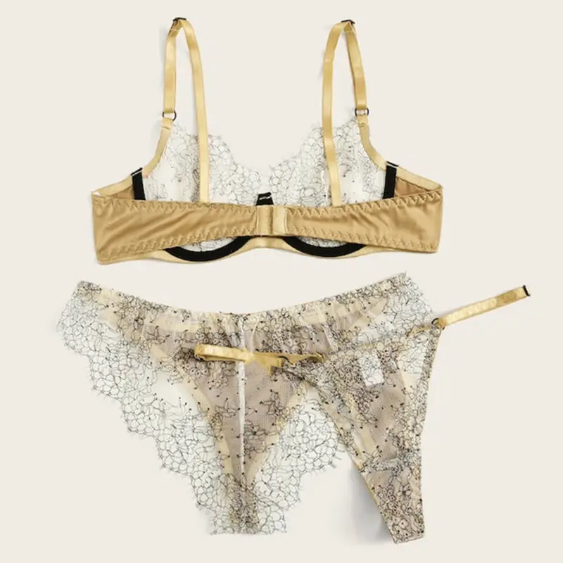 3 шт. женские кружевные трусики стринги|Комплекты нижнего белья| |