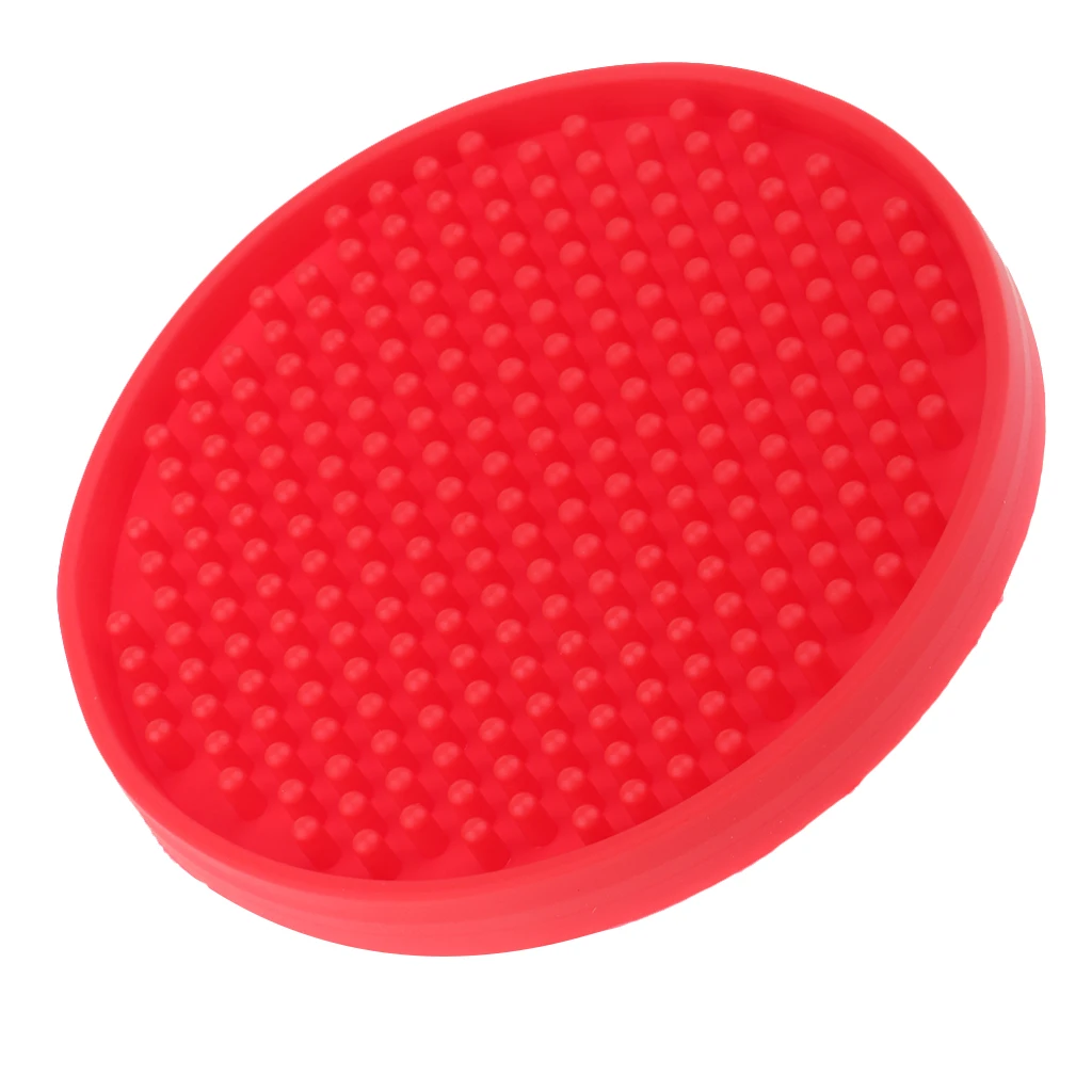 Round Drink Coasters Soft Silicone Cup Holder Mat Tableware Placemat