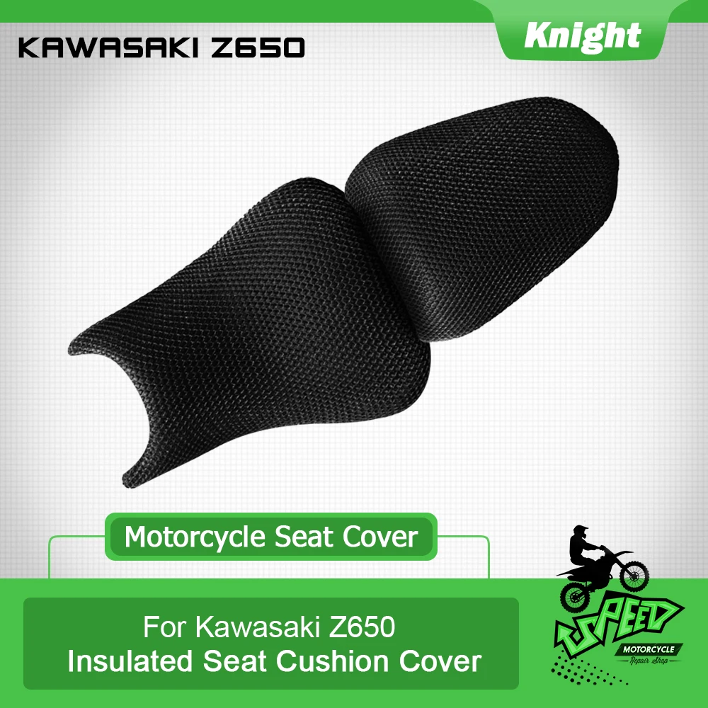 

Motorcycle seat cover black mesh sunscreen heat insulation seat cover sports car heat insulation cover for Kawasaki Z650 z650