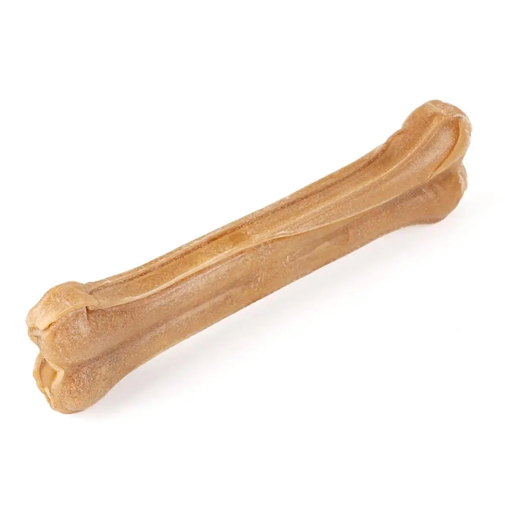 8 дюймов собака игрушка для кусания забавные Домашние животные умные кости для собак Собака зубной жует кости натуральные Rawhides Азиатский буйвол костей для жевательная игрушка для собак