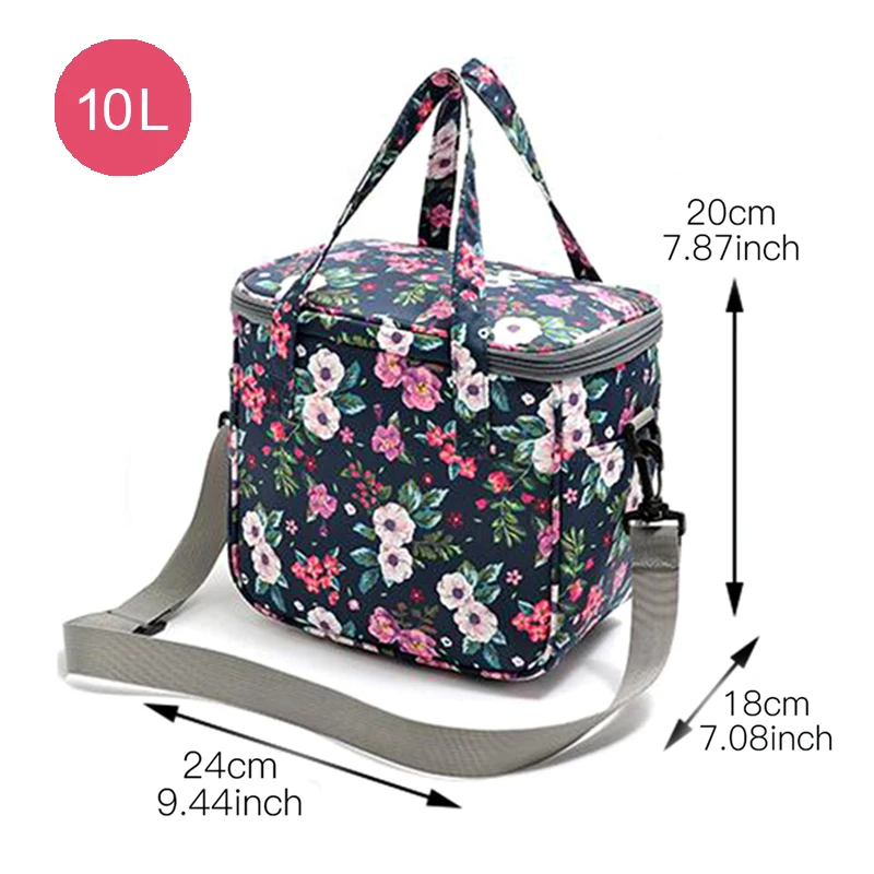zíper recipiente à prova dbenágua cooler bento bolsa
