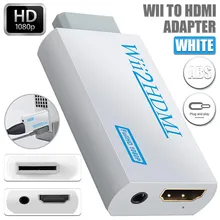 Full HD 1080P WiiHDMI 3,5 мм аудио конвертер Wii2HDMI Кабель-адаптер для HDTV