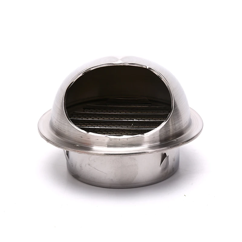 Waterproof Design Stainless Steel Wall Ceiling Air Vent Ducting Ventilation Exhaust Grille Cover Outlet Heating Cooling Vent Cap