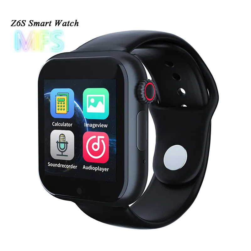 

New Z6S Smart Watch Sim Card Fitness Bluetooth Android Watch Phone Watches Camera Music player Smartwatch PK GT08 DZ09 Q18 Y1