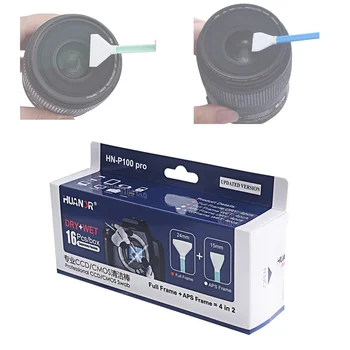 

16pcs Pro Microfiber Dry Wet Cleaning Sticks Swab for DSLR Camera CCD CMOS Sensor Canon Nikon Sony Fujifilm MFT APS-C Full Frame