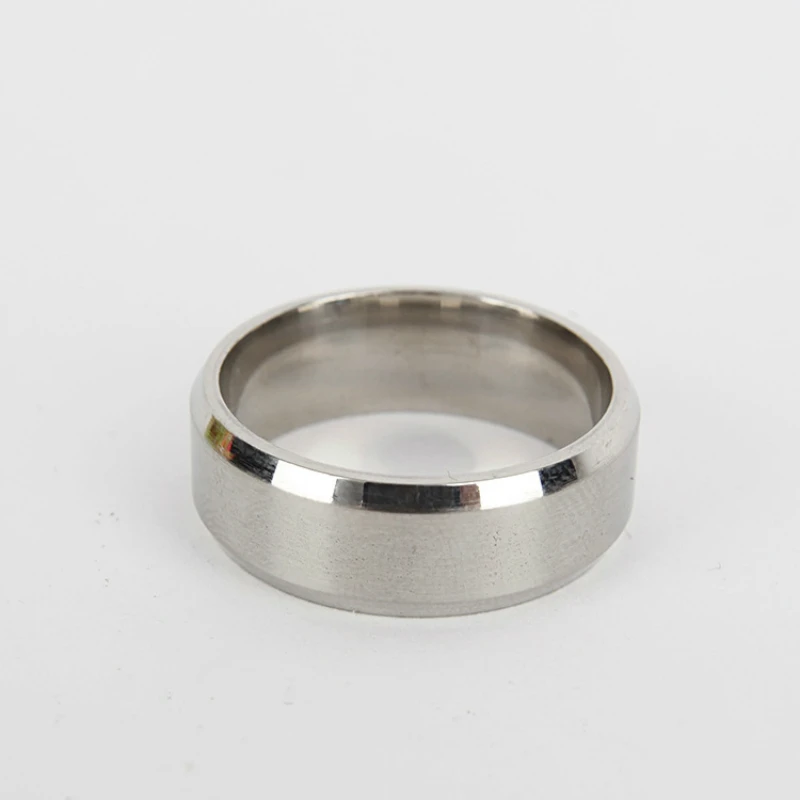 Высокое качество двойное Коническое кольцо из титановой нержавеющей стали классическое 3 цвета очаровательное ювелирное изделие для женщин мужские аксессуары