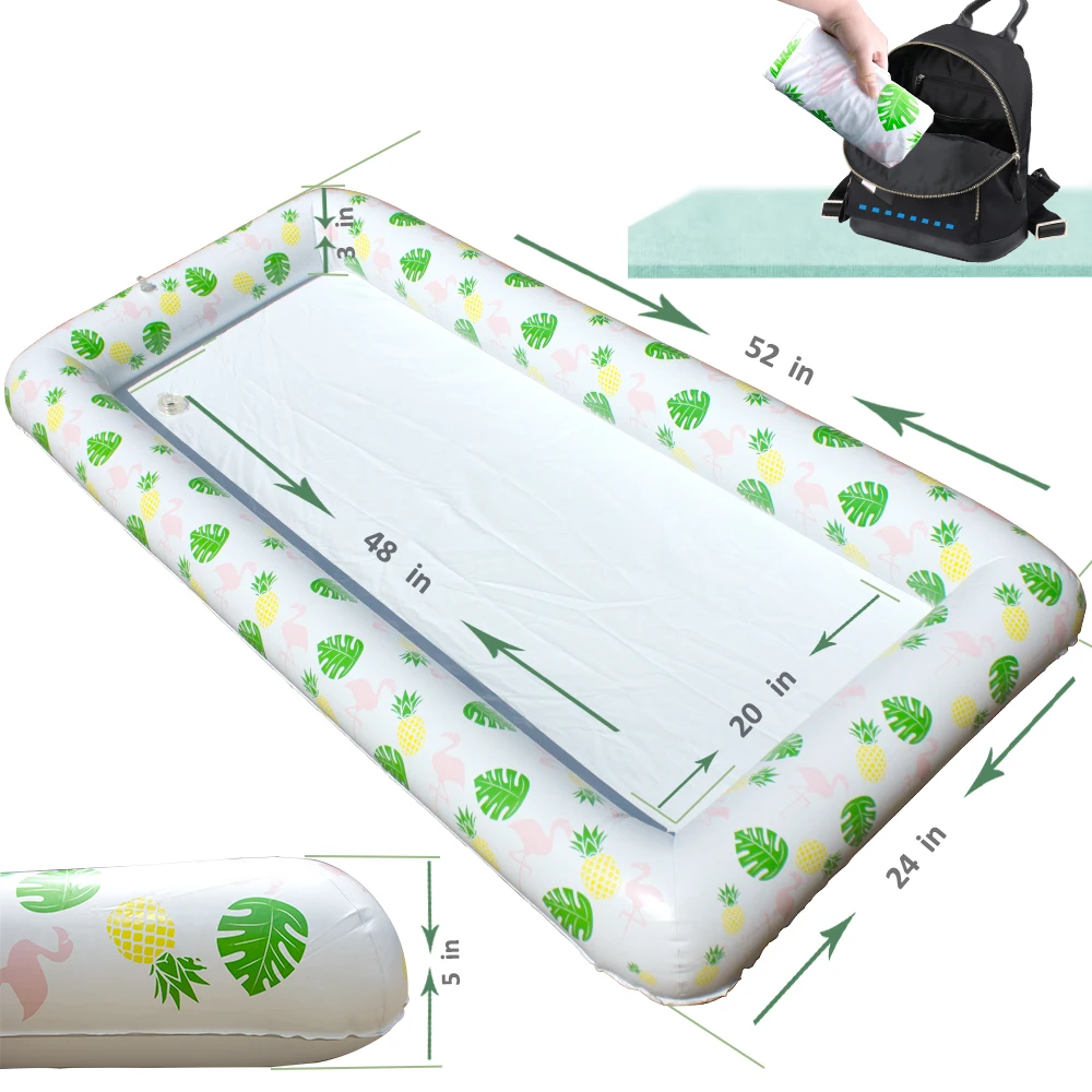  A - Inflatable Serving Bar Salad Buffet Ice Cooler Picnic Drink Table Party Camping 134*64cm