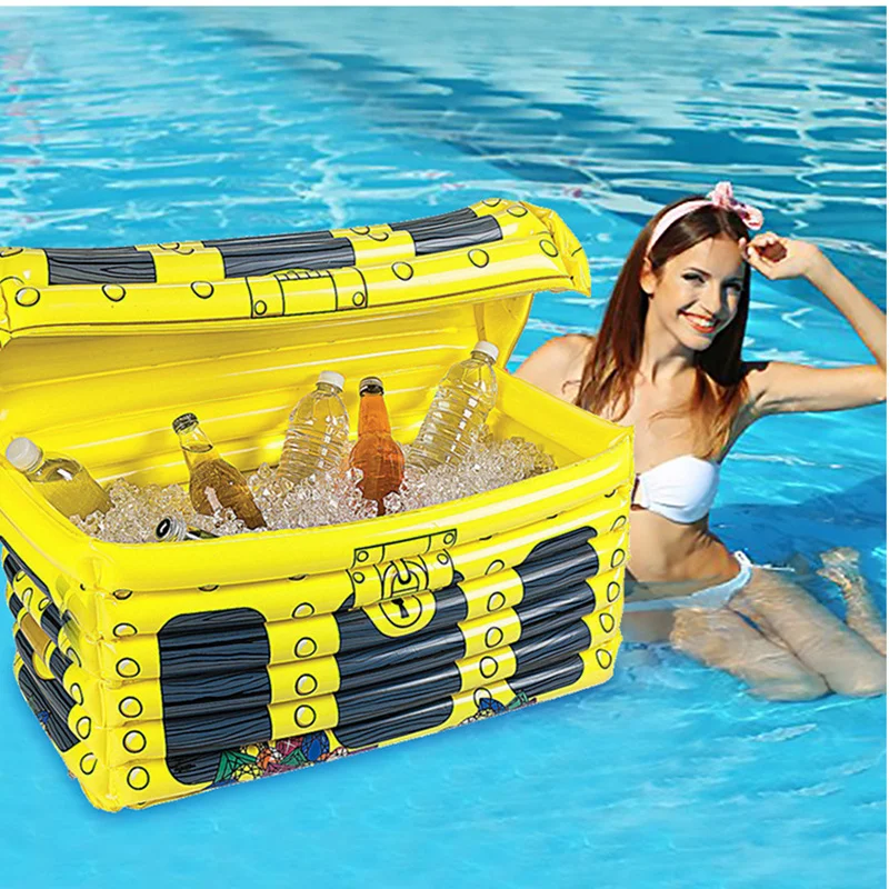 

Ice Bucket Cooler Pool Party Drink Toy Float Game Water Sport Treasure Inflatable Raft toys For Adult Swimming Pool Accessories