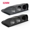 Universal Black Carbon Fiber 2 inch 52mm Dash Board Dual Triple Gauge Pod Color Gauge Holder Mount Holder ► Photo 2/6