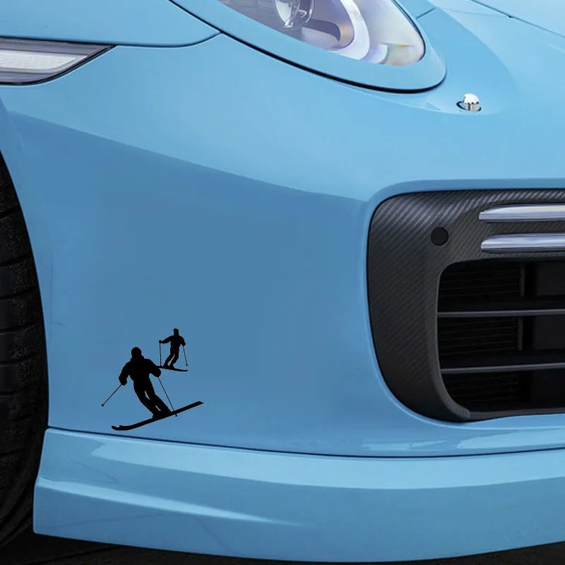 Coolest Skiing Fitness DecorFor Auto Car/Bumper/Window Vinyl Decal Sticker Decals DIY Decor