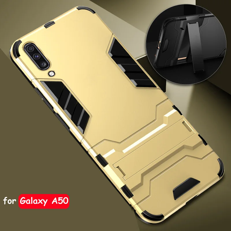 Противоударный армированный чехол для Samsung Galaxy A50 A505F с подставкой телефона A 50