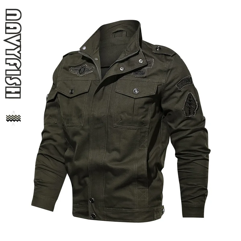 

men Jacket Male casual Thin Section Air Force outdoor coat men's sportswear Loose Coat