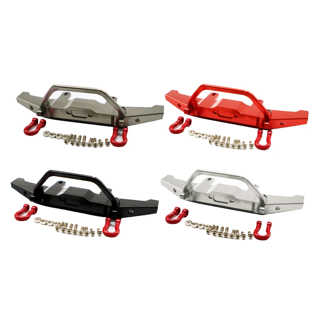 Durable Metal Front Bumper For WPL C14 C24 1/16 RC Semi-truck Pickup truck,  RC Truck Bumper