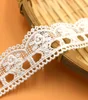 3Yards/Lot Width 3cm White Beige Color Lace Trim Water Soluble Embroidery Cotton Lace DIY Lace Fabric Clothing Accessories ► Photo 3/6